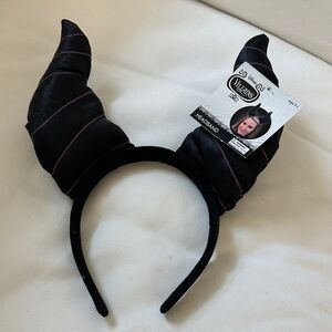 Disney Black and Purple Horned Headband